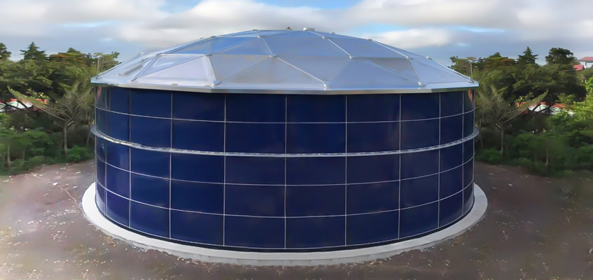 Aluminium Geodesic Dome Roof For Petroleum Storage Tanks